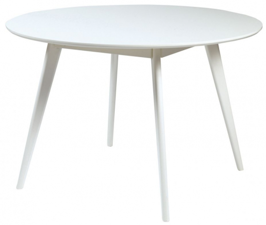 Table à manger 'Yumi' Ronde 115cm - Blanc