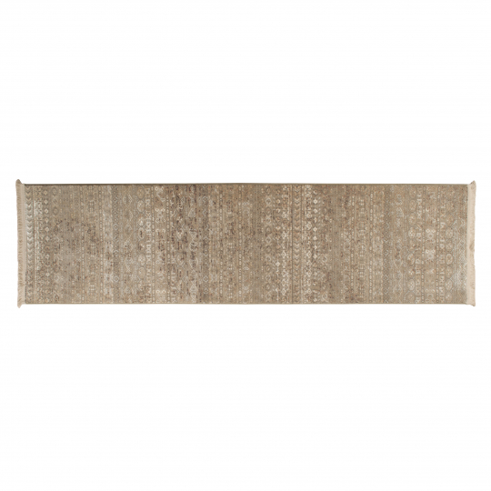Tapis 'Shisa' 67x245 - Forêt/Beige