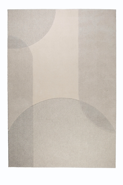 Tapis en laine 'Dream' 160x230cm - Naturel/Gris