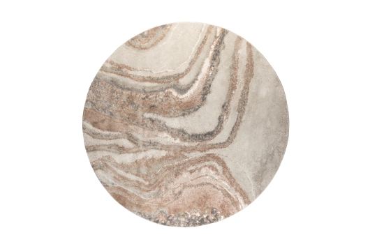 Tapis 'Solar' 240cm - Gris/Marron