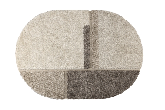 Tapis en laine 'Zest' 160x230cm - Gris