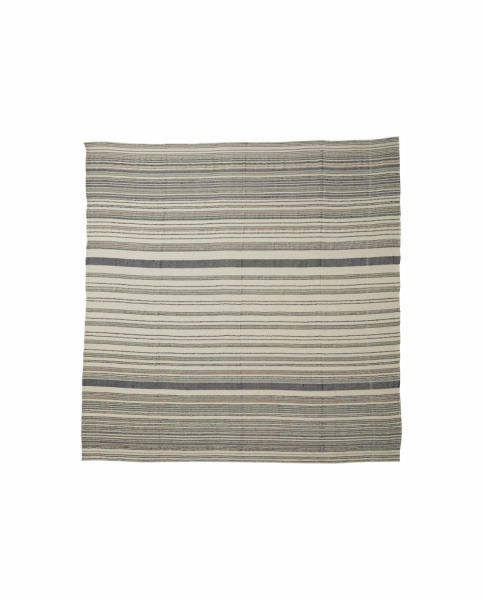 Couverture 'Vesper' 270x270cm - Blanc/Rayé