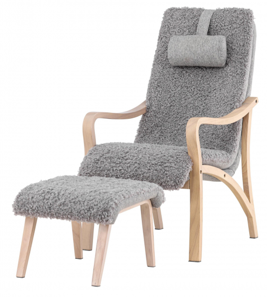 Fauteuil 'Faro' - Gris clair