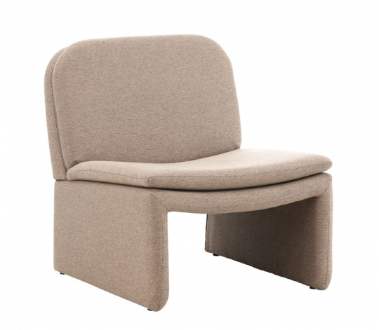 Fauteuil 'Nora' - Brun