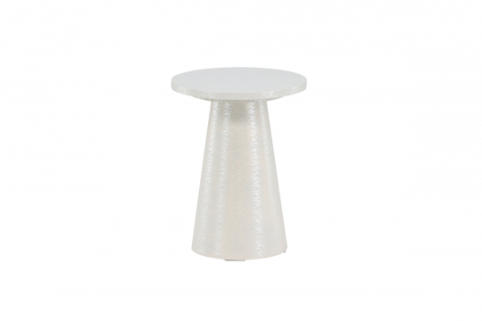 Table d'appoint 'Lanzo' 35x45cm - Blanc
