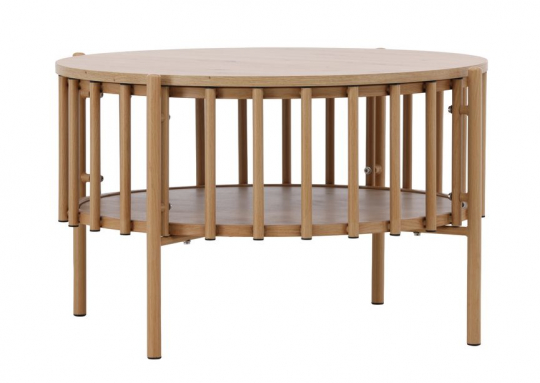 Table basse 'Runvik' Ronde 80cm - Naturel