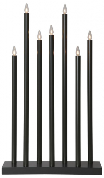 Bougie de l'Avent 'Holy' 7 Lampes - Noir