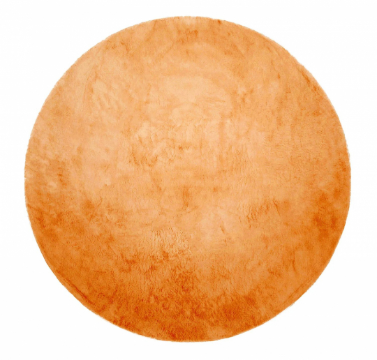 Tapis rond 'Aranga Super Soft' 200cm - Orange