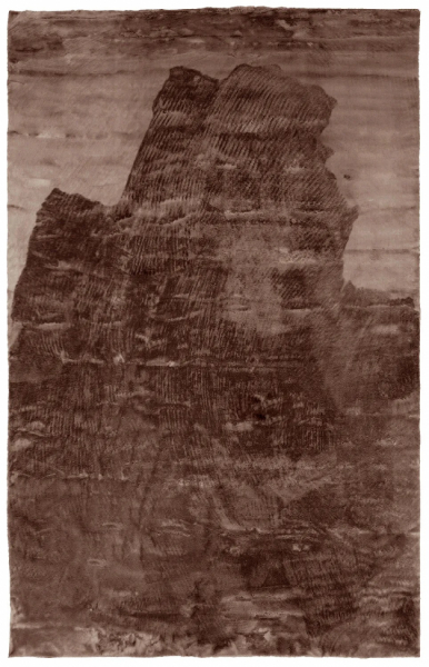 Tapis 'Aranga Super Soft' 60x120cm - Brun foncé