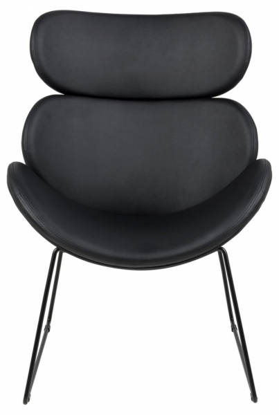 Fauteuil 'Hushum' 90cm - Noir