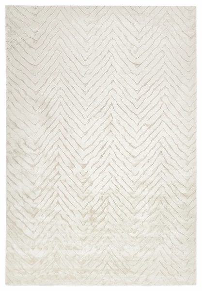 Tapis à poils longs 'Wren' 140x200cm - Blanc