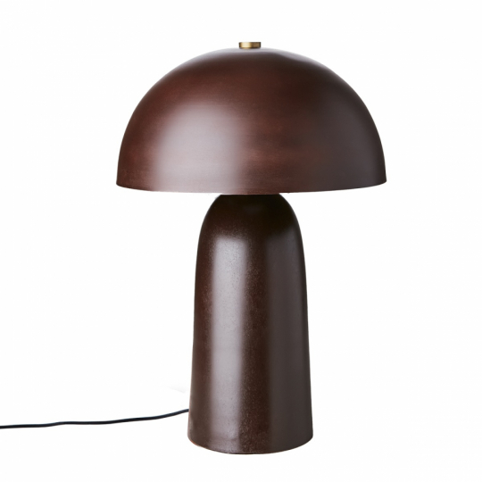 Lampe de table 'Fungi L' - Brun