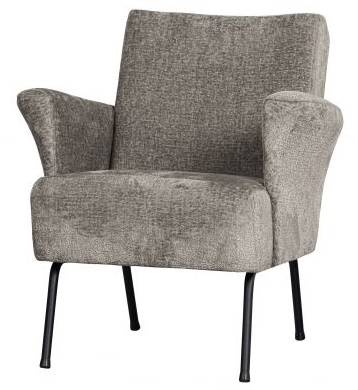 Fauteuil 'Muse' - Taupe