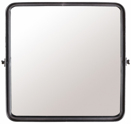 Miroir 'Poke' 40x40cm - Noir