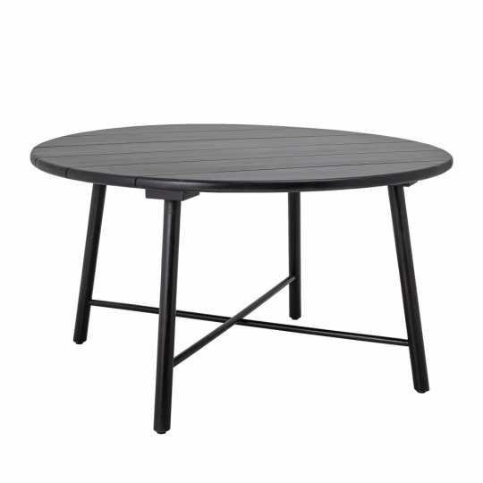 Table à manger 'Lope' 140cm Ronde - Noir