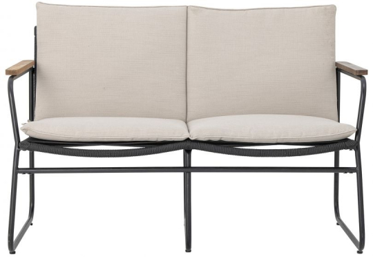 Canapé 'Hampton' - Noir