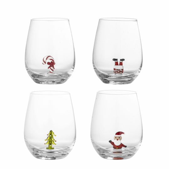Verre 'Misa' lot de 4 - Multicolore