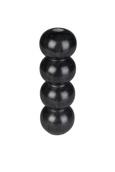 Porte-bougie 'Rome' - Noir