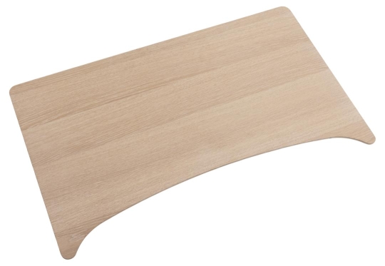 Plateau 'Moliden' - Naturel/Blanc