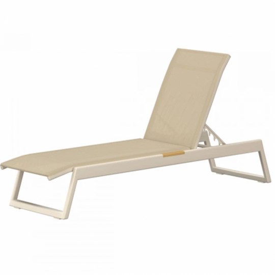 Lit de bronzage ' Mexique ' - Beige