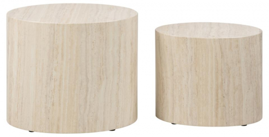 Table basse 'Ponza' 2 pièces - Beige