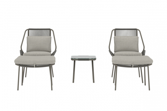 Salon de jardin ' Zakynthos ' - marron