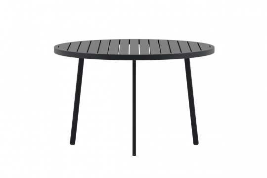 Table de salle à manger ' Giardini ', ronde, 120 cm - noire