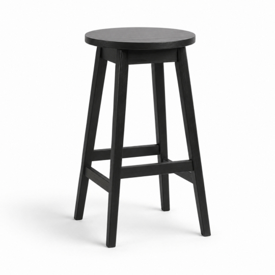 Tabouret de bar 'Ella' - Noir