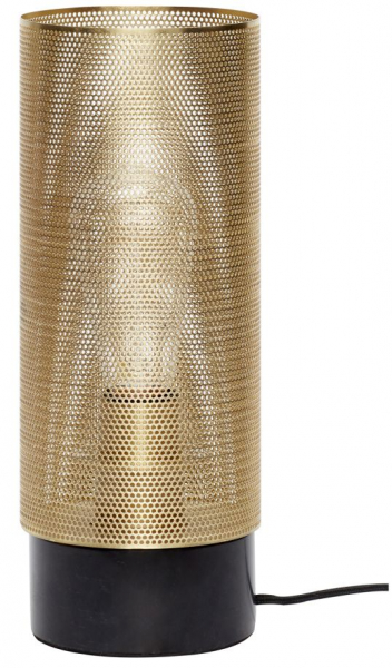 Lampe de table 'Edge' - Noir/Laiton