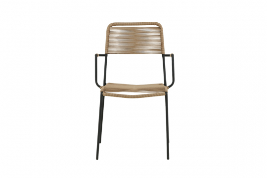 Chaise de salle à manger ' Lindos ' - Marron