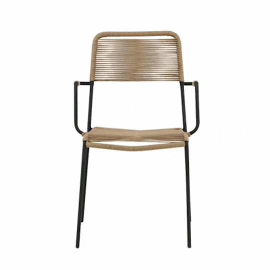 Chaise de salle à manger ' Lindos ' - Marron