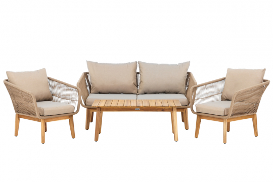 Ensemble de canapés ' Chania ' - beige/naturel