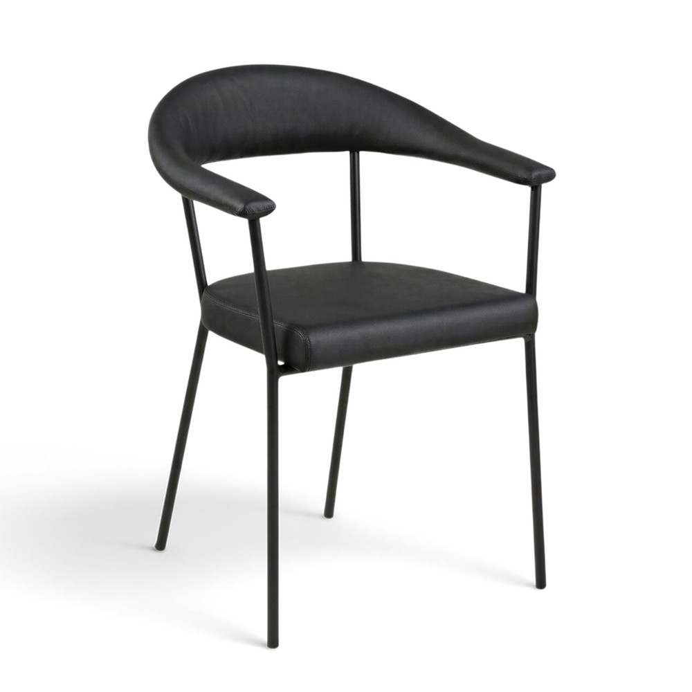 Chaise 'Gandia' - Noir