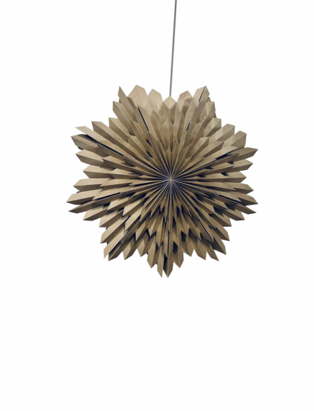 Étoile de l'Avent 'Oslo' 80cm - Marron