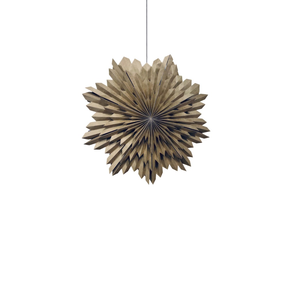 &Eacute;toile de l'Avent 'Oslo' 80cm - Marron