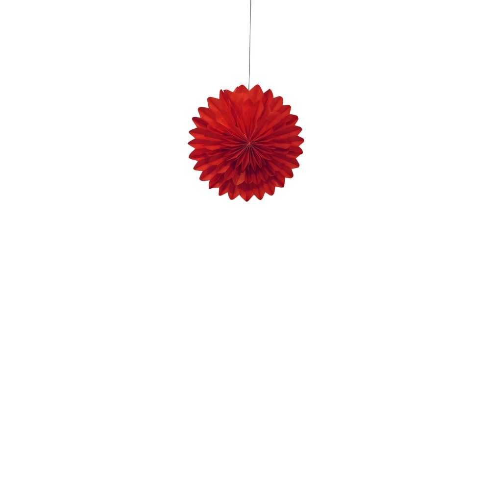 &Eacute;toile de l'Avent 'Lotus' 45cm - Rouge
