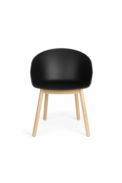 Fauteuil 'Void' - Nature/Noir