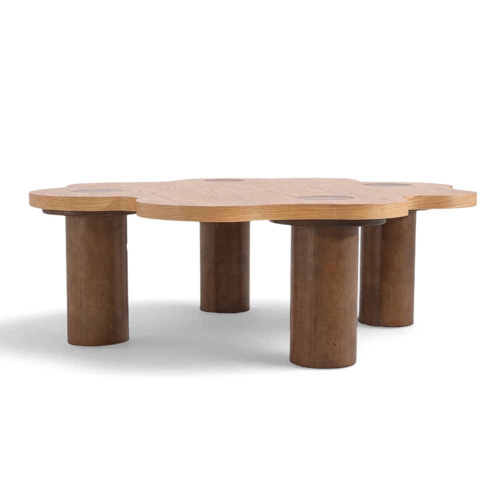 Table basse 'Livora' 107x98cm - Naturel