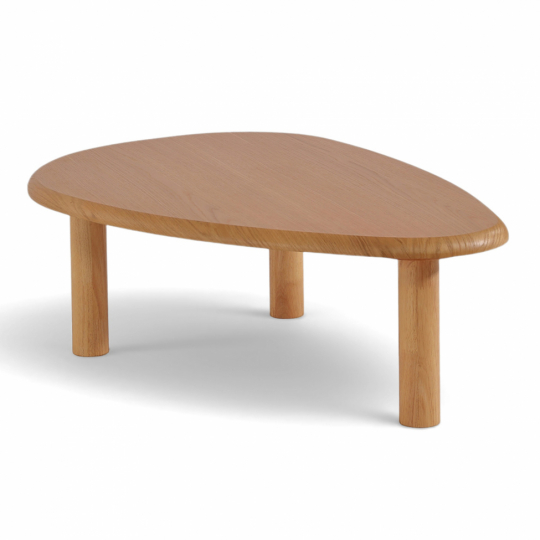 Table basse 'Uovo' 116.5x73cm - Naturel
