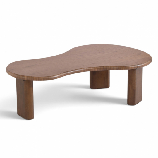 Table basse 'Kindy' 117x75cm - Noyer