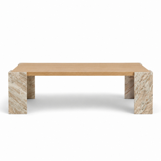 Table basse 'Monte' 115x75cm - Naturel