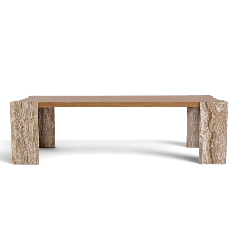 Table basse 'Monte' 115x75cm - Naturel