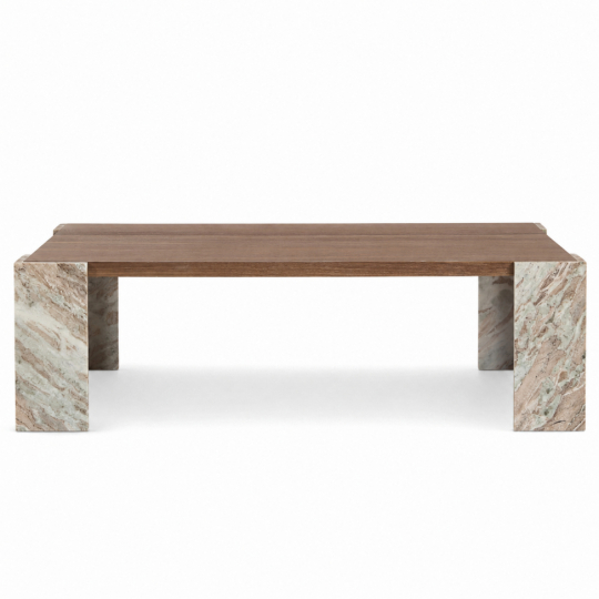 Table basse 'Monte' 115x75cm - Noyer