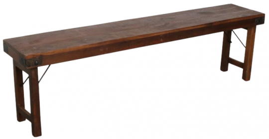 Banc pliable 'Foldable' 160x30cm - Bois