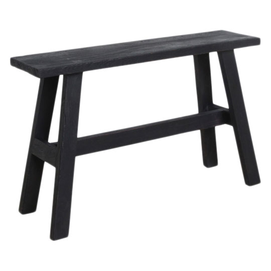 Banc 'Hållplats' L - Noir