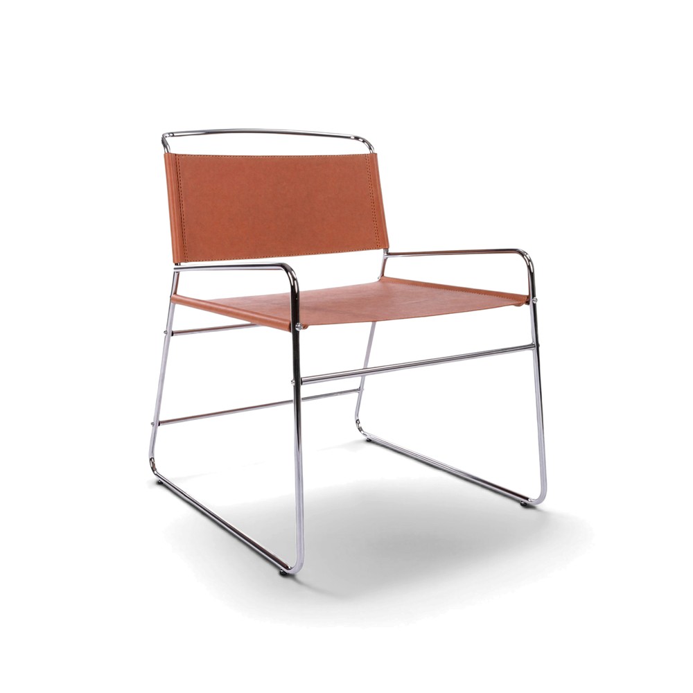 Chaise 'Lucca' - Marron