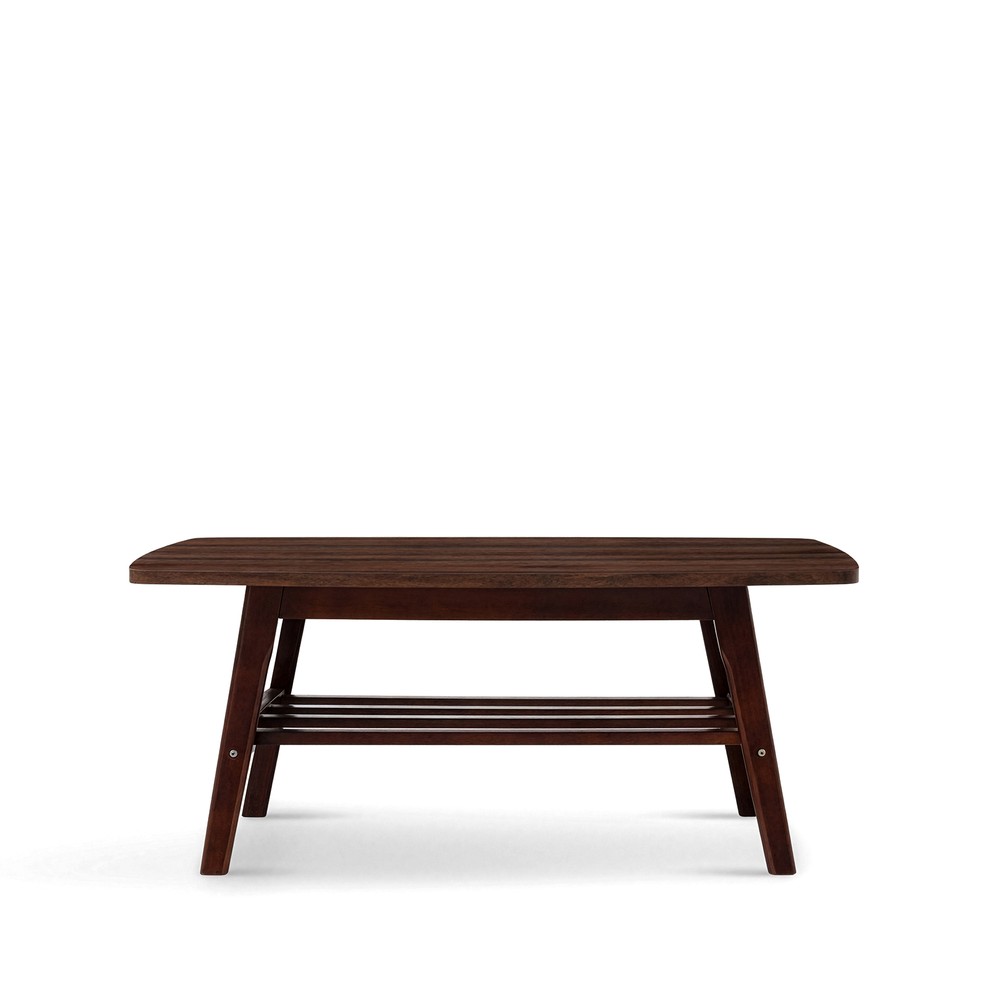 Table basse 'Créme' - Noyer