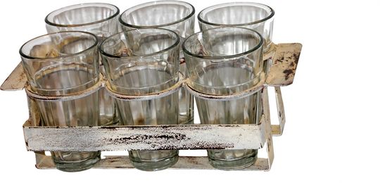 Plateau Vintage - 6 verres