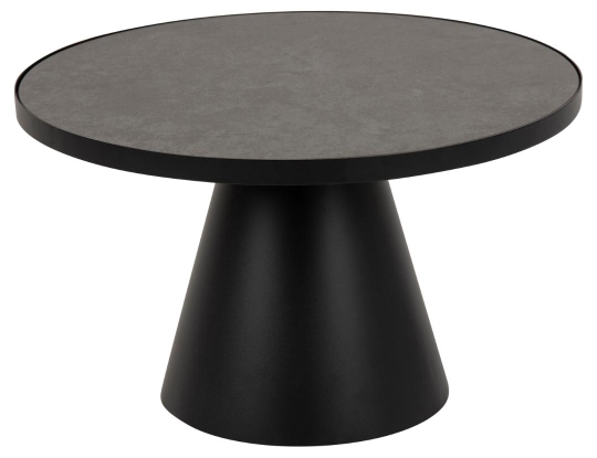 Table basse 'Soli' 65cm - Noir