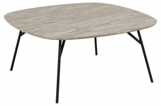 Table basse 'Caracas' - Gris/marbre